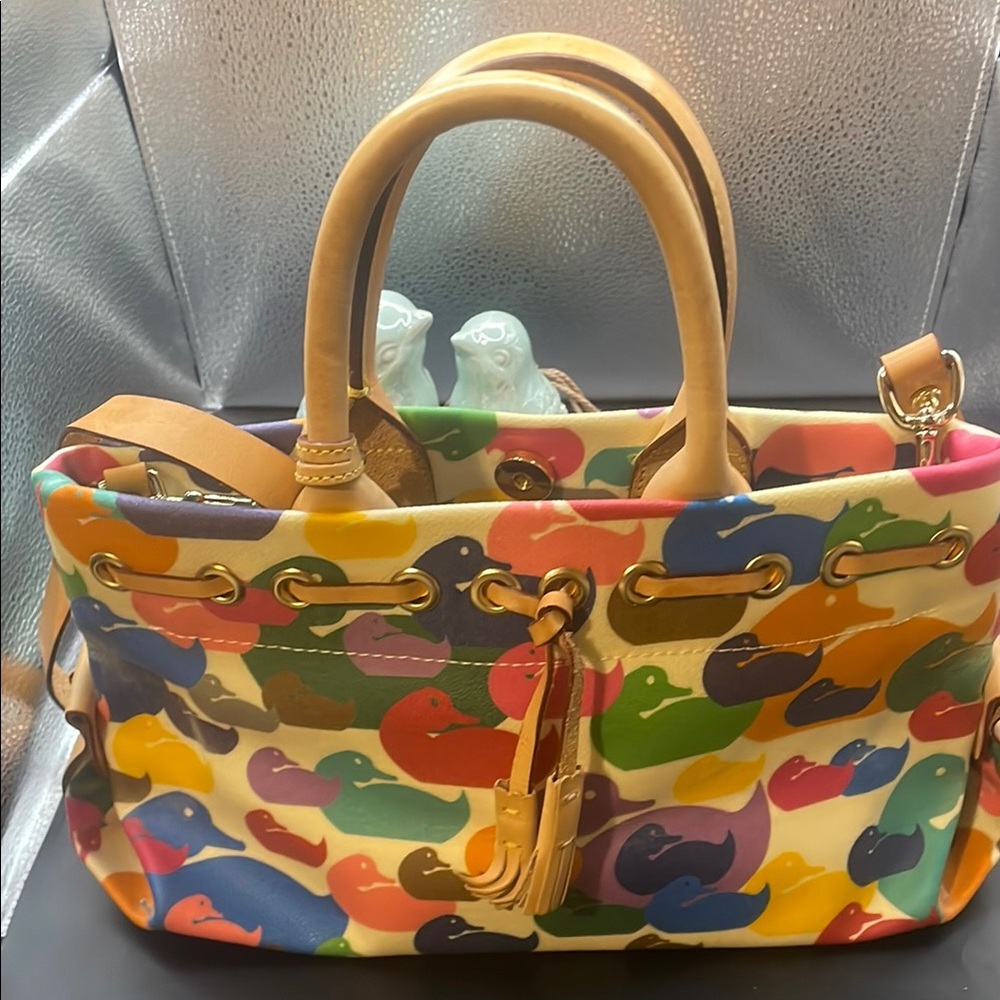 Dooney and Bourke Vintage Colorful Designer Women's Bag 000653